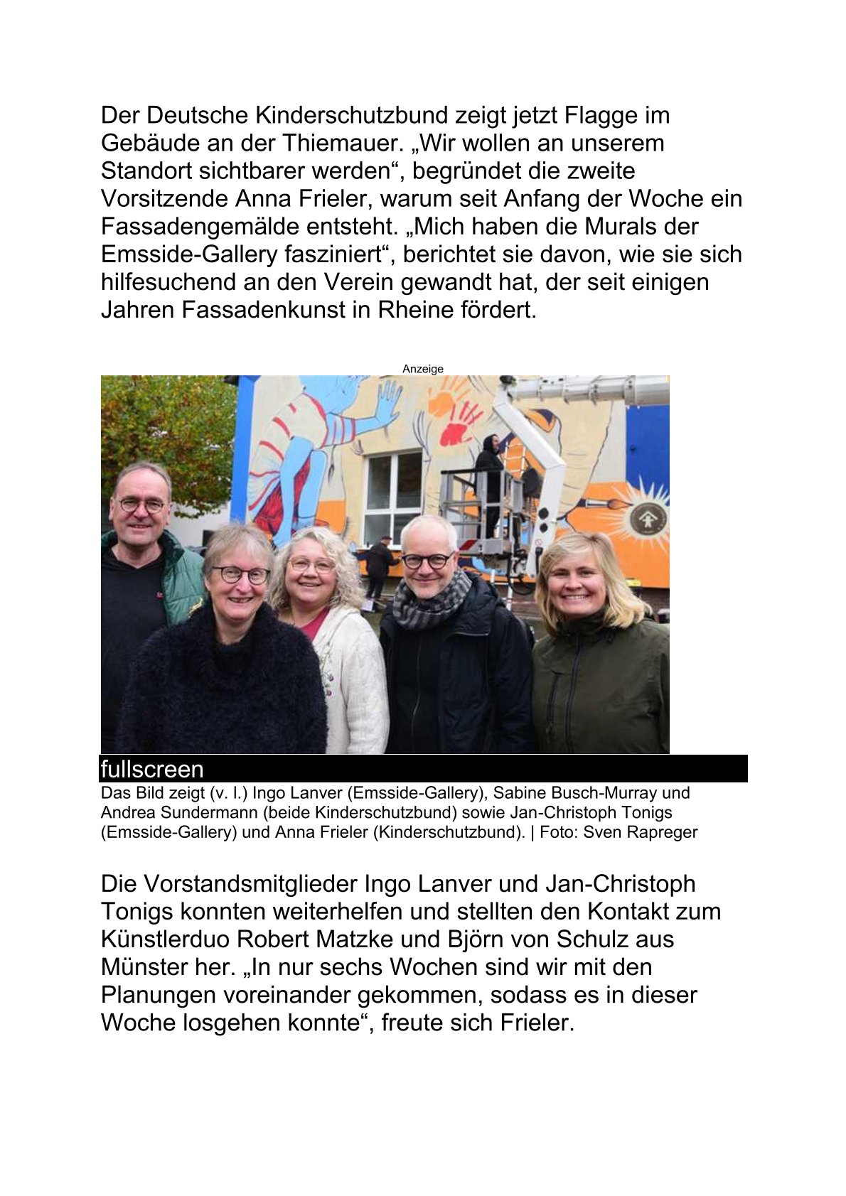 Artikel MV - Mural - Hauswand - Kinderhände - Bild 2