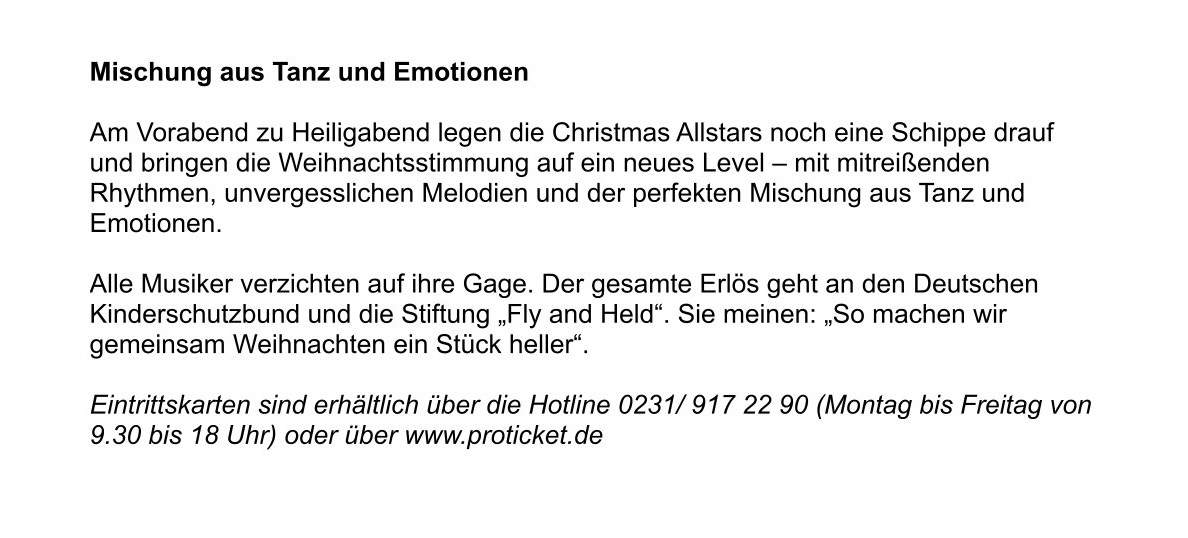 Artikel MV - "Christmas Allstars" bitten zur Party - Bild 2