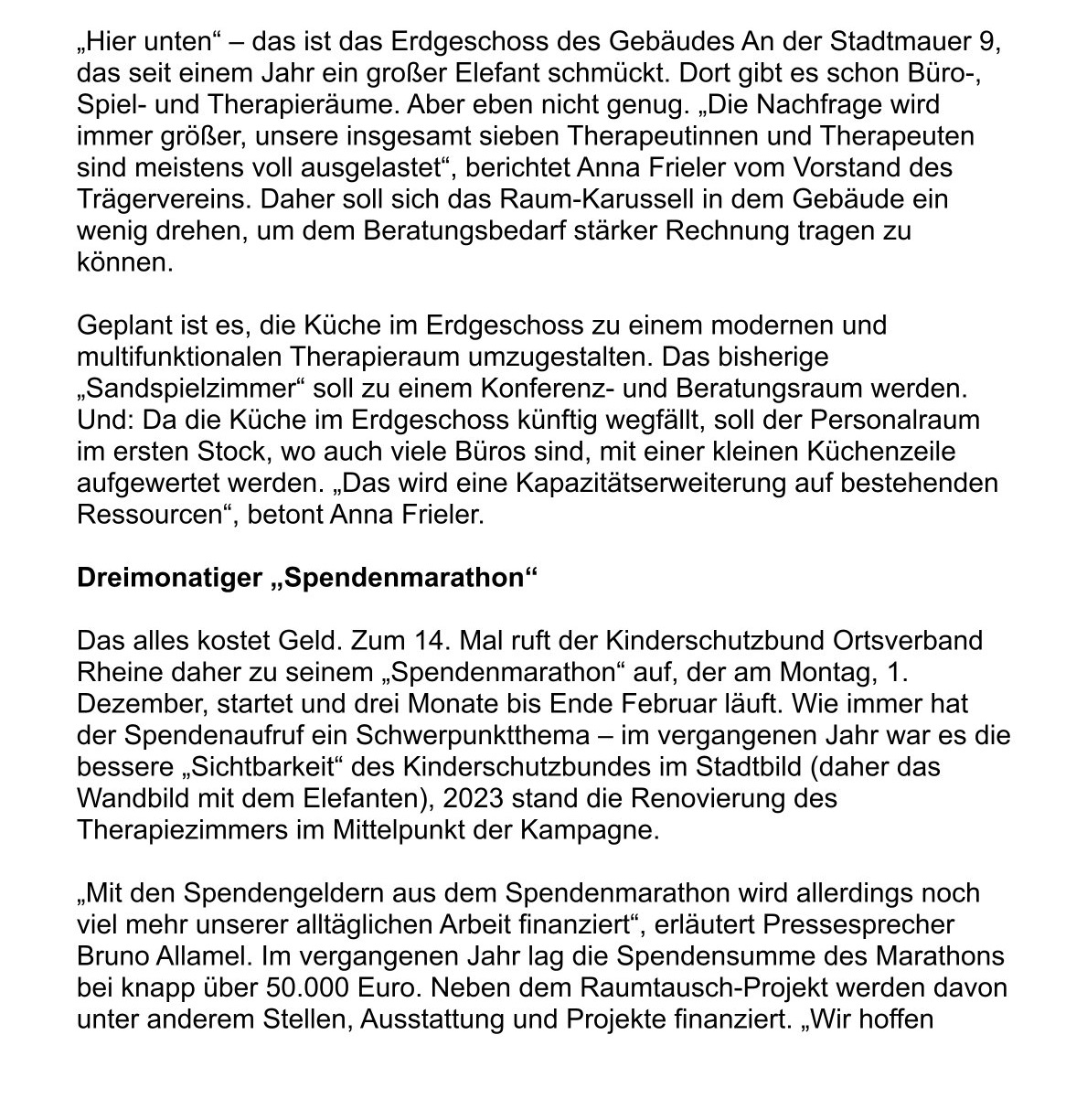 Artikel - 20251125 - Kinderschutzbund Rheine braucht mehr Räume - Seite 2