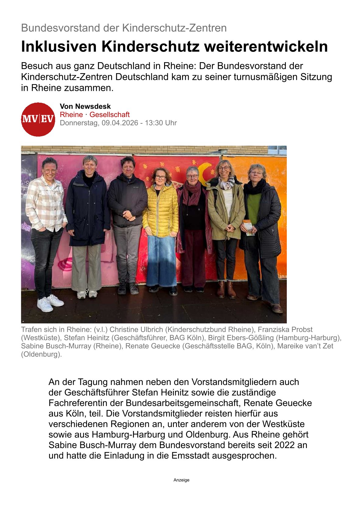 Foto 1 - BAG Kinderschutz-Zentren - Inklusiven KInderschutz weiterentwickeln